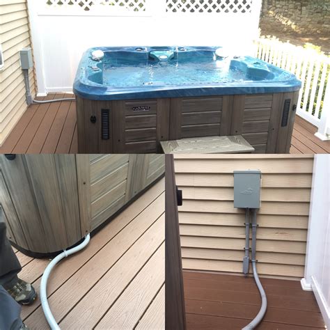 junction box for hot tub wire|typical hot tub power requirements.